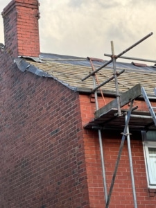 roof with leak repaired by Smart Roofs UK