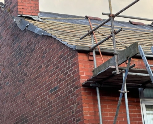 roof with leak repaired by Smart Roofs UK